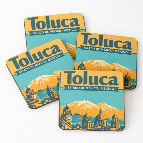 Item preview, Toluca Estado de Mexico, Mexico Vintage Travel Tourism Art designed and sold by TravelersGems.