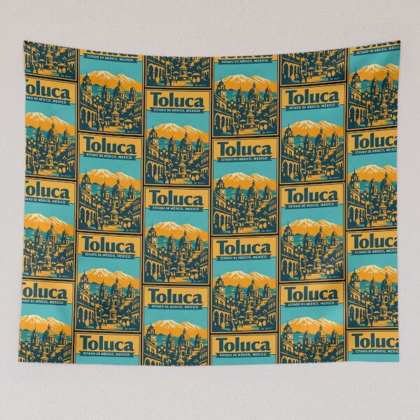 Item preview, Toluca Estado de Mexico, Mexico Vintage Travel Tourism Art designed and sold by TravelersGems.