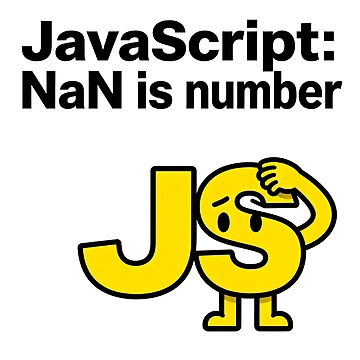 Artwork thumbnail, JavaScript NaN Is Number Funny Frontend Developer by Zenith Design
