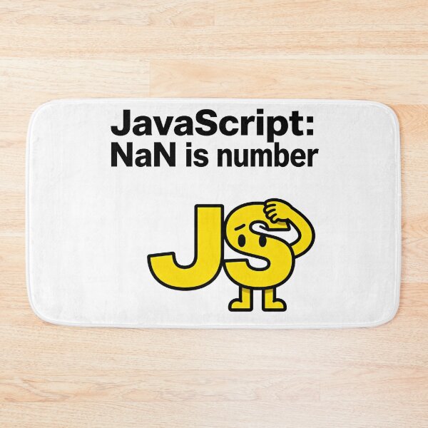 Item preview, JavaScript NaN Is Number Funny Frontend Developer designed and sold by Zenith Design.