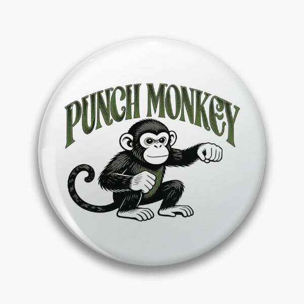Item preview, Punch Monkey Vintage Boxing Mascot designed and sold by zzz888.