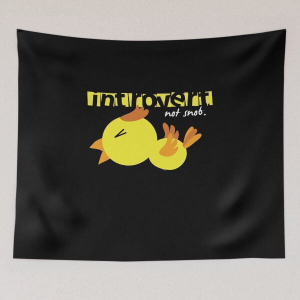 Item preview, Introvert Not Snob Bird designed and sold by TomGiantDesigns.
