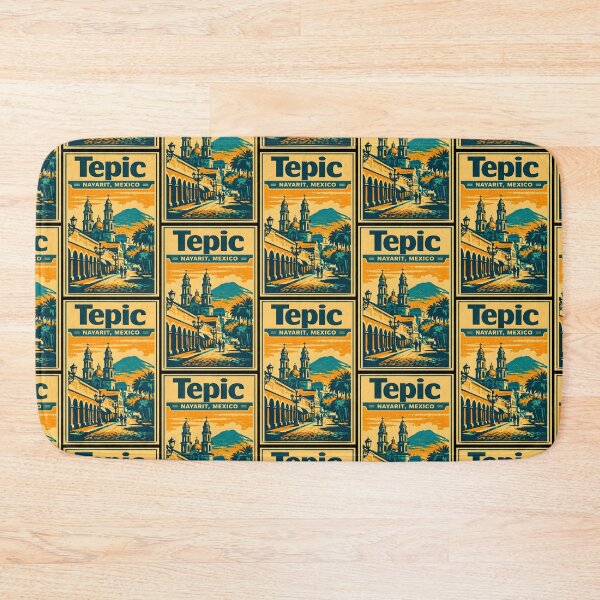 Item preview, Tepic Nayarit, Mexico Vintage Travel Tourism Art designed and sold by TravelersGems.