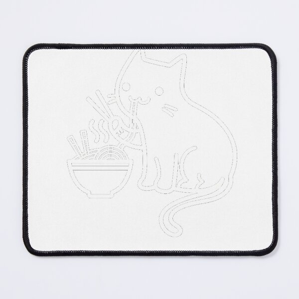 Item preview, Cute Cat Eating Ramen Essential T-Shirt designed and sold by pp-por.