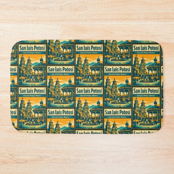 Item preview, San Luis Potosi, Mexico Vintage Travel Tourism Art designed and sold by TravelersGems.