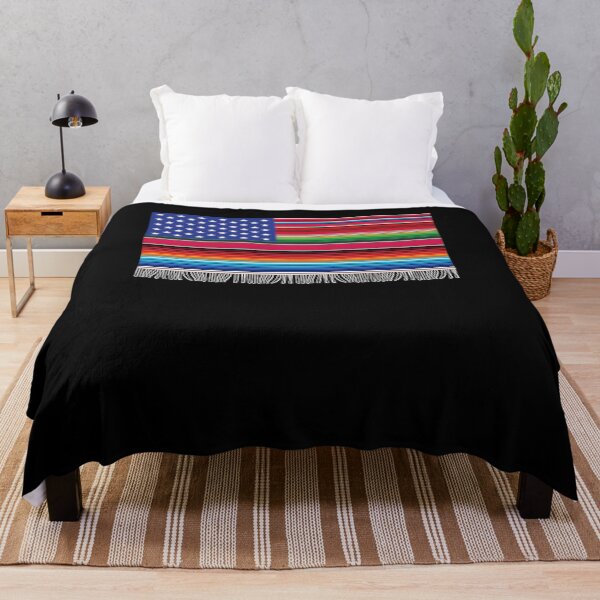 Item preview, Mexican American USA Flag Serape Cinco De Mayo for Women Men designed and sold by Cheesymatiion.
