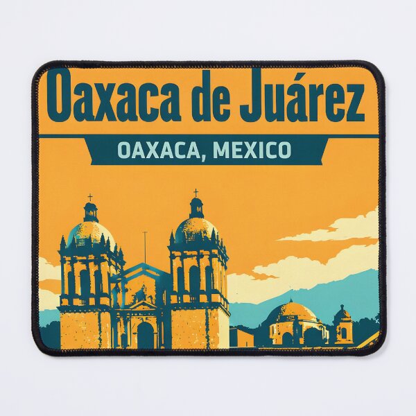 Item preview, Oaxaca de Juarez, Mexico Vintage Travel Tourism Art designed and sold by TravelersGems.