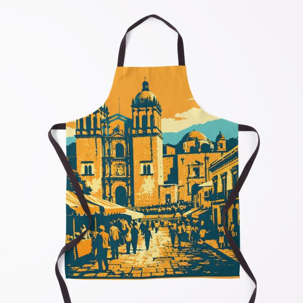 Item preview, Oaxaca de Juarez, Mexico Vintage Travel Tourism Art designed and sold by TravelersGems.