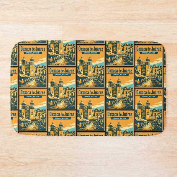 Item preview, Oaxaca de Juarez, Mexico Vintage Travel Tourism Art designed and sold by TravelersGems.