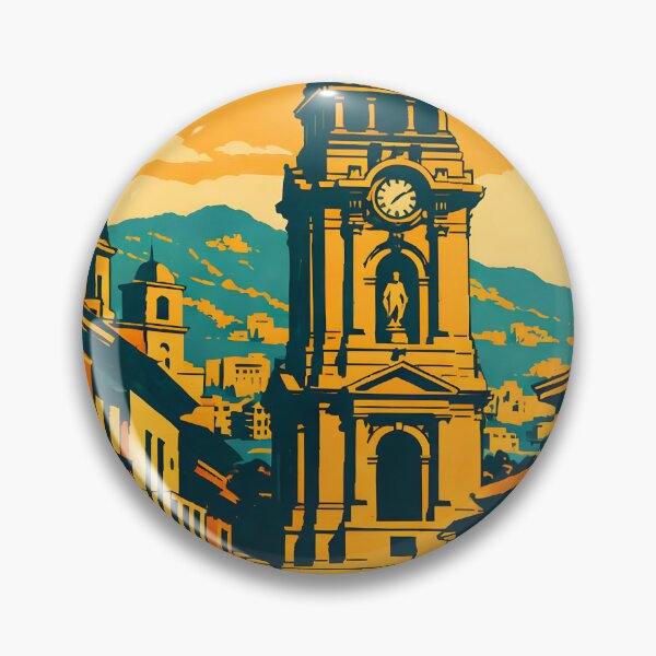 Item preview, Pachuca Hidalgo, Mexico Vintage Travel Tourism Art designed and sold by TravelersGems.