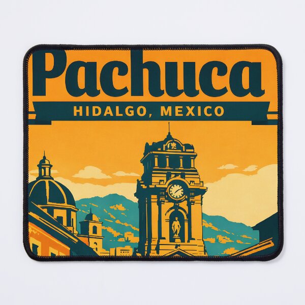 Item preview, Pachuca Hidalgo, Mexico Vintage Travel Tourism Art designed and sold by TravelersGems.