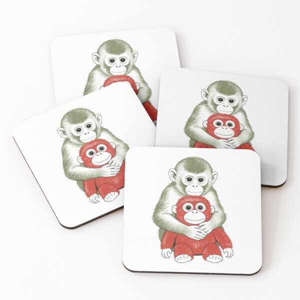 Item preview, PUNCH Monkey Family Protection Embrace designed and sold by zzz888.