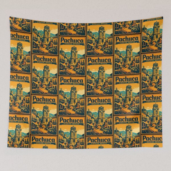 Item preview, Pachuca Hidalgo, Mexico Vintage Travel Tourism Art designed and sold by TravelersGems.
