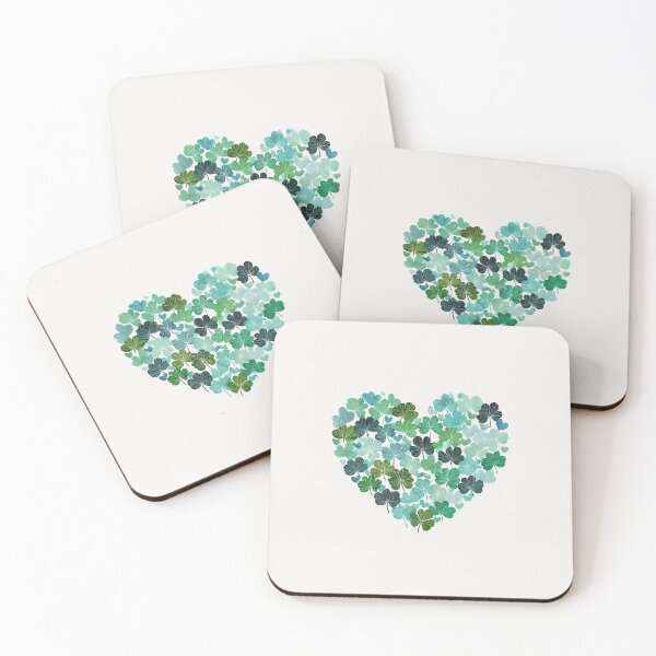 Item preview, Lucky shamrock heart designed and sold by MendaciousMina.