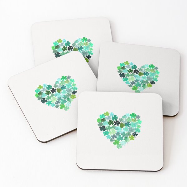 Item preview, Lucky shamrock heart designed and sold by MendaciousMina.