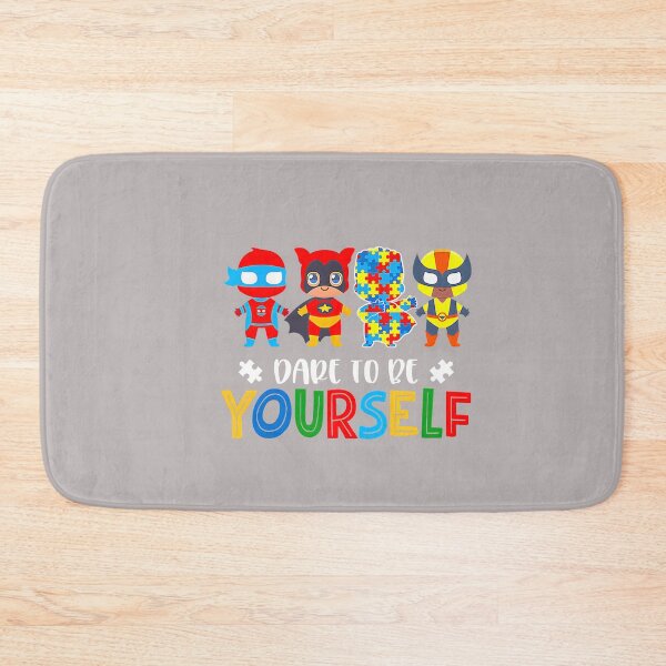 Item preview, Dare to Be Yourself Autism Awareness Superheroes designed and sold by mjohnson9.