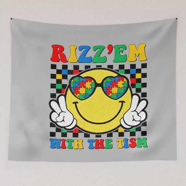 Item preview, Rizz Em with The Tism Funny Autism Awareness Boys Girls Kids designed and sold by mjohnson9.