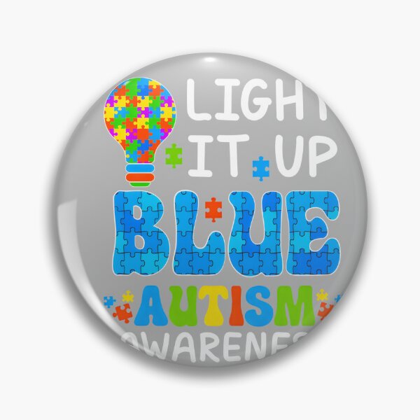 Item preview, Light It Up Blue Rainbow Autism Awareness Men Women Kids designed and sold by mjohnson9.