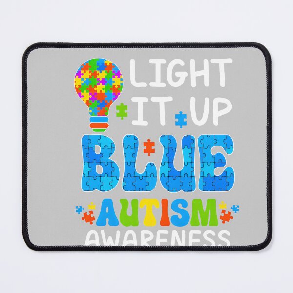 Item preview, Light It Up Blue Rainbow Autism Awareness Men Women Kids designed and sold by mjohnson9.