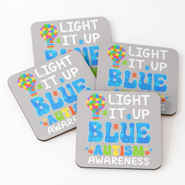 Item preview, Light It Up Blue Rainbow Autism Awareness Men Women Kids designed and sold by mjohnson9.