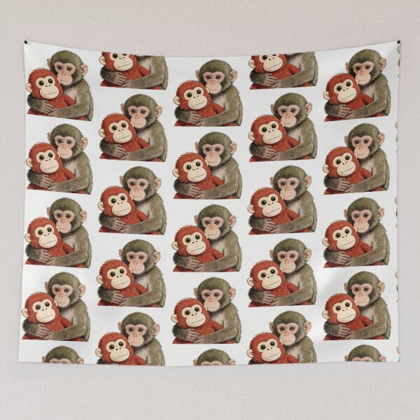 Item preview, PUNCH Monkey Family Protection Embrace designed and sold by zzz888.
