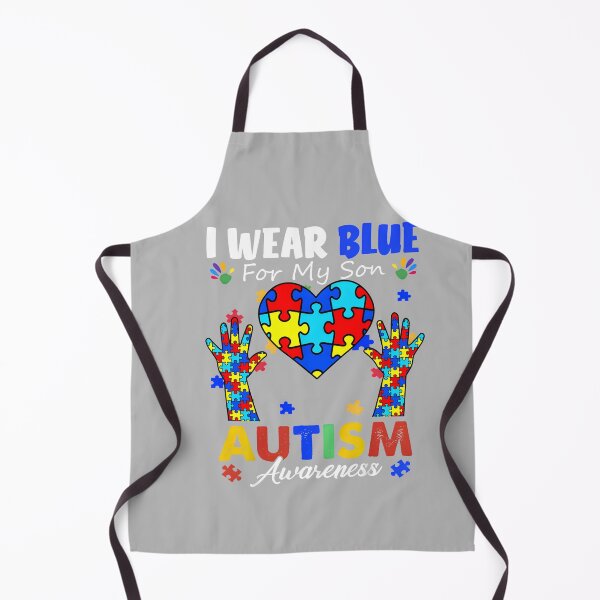 Item preview, I Wear Blue For my son Autism Awareness men women kids mom  designed and sold by mjohnson9.