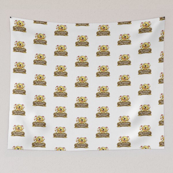 Item preview, My Soulmate Has Paws Golden Retriever Gift designed and sold by WildVista.