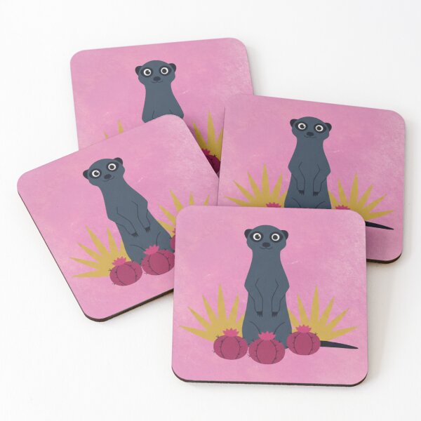 Item preview, Minimal Cute Otter with Desert Cactus designed and sold by 0606PM.