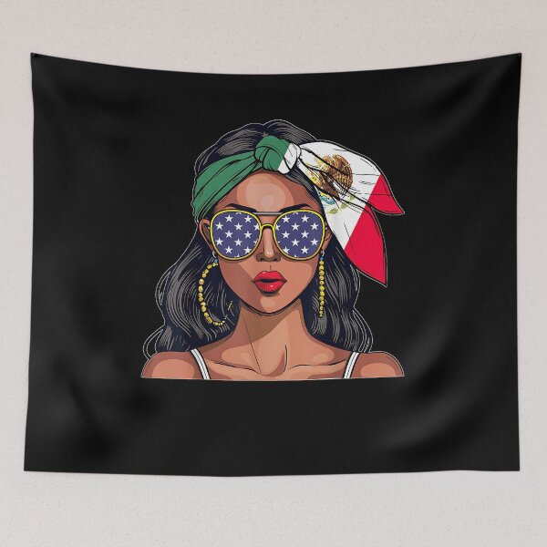 Item preview, Mexican Souvenirs Products Woman Flag American Mexico designed and sold by Cheesymatiion.