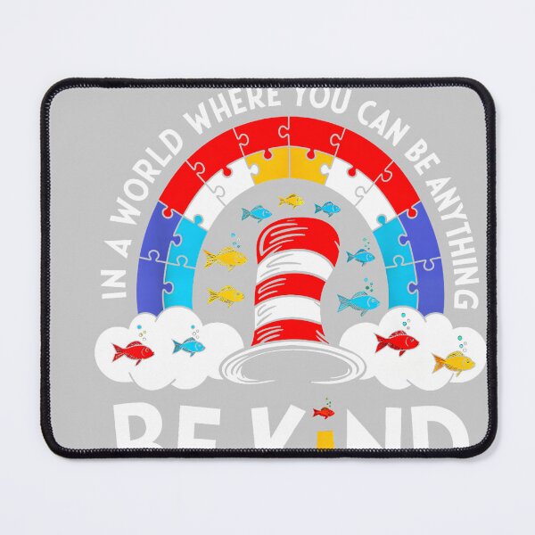 Item preview, Autism Awareness Be Kind for Teacher Why Fit in Doctor Cat Hat Cool designed and sold by KathieFaugh.