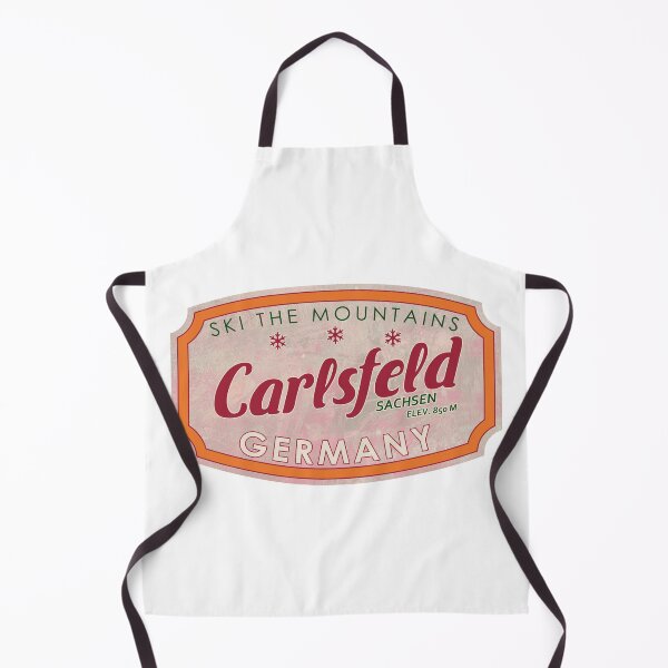 Item preview, Carlsfeld, Germany, Sachsen, Ski, textured skiing badge designed and sold by Wanderful-roads.