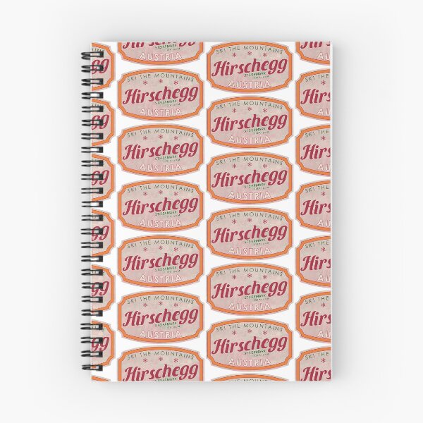 Item preview, Hirschegg, Austria, Steiermark, Ski, textured skiing badge designed and sold by Wanderful-roads.