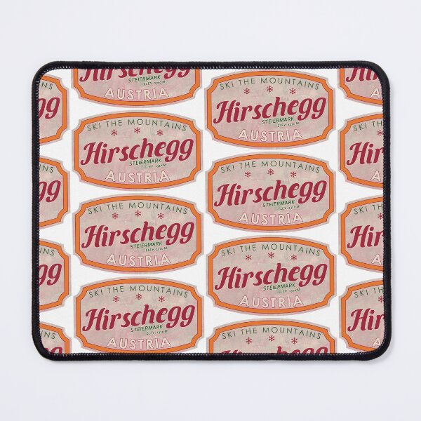 Item preview, Hirschegg, Austria, Steiermark, Ski, textured skiing badge designed and sold by Wanderful-roads.