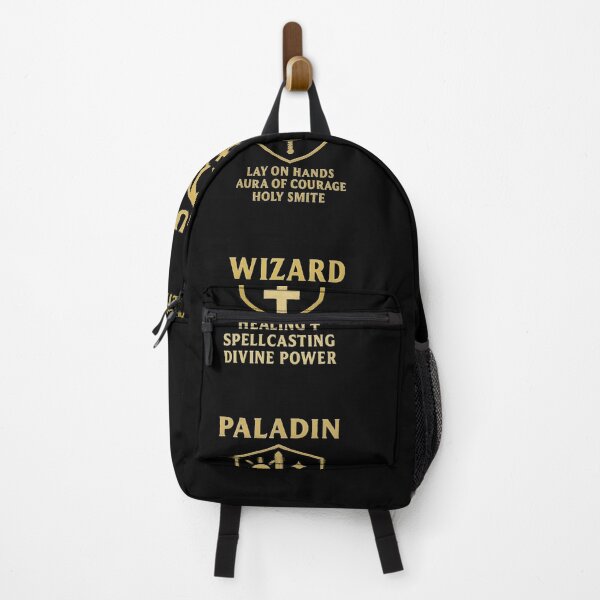 Item preview, D&D Character Classes Gold Emblem A3 Poster – Cleric Fighter Paladin Rogue Wizard Bard designed and sold by WhisperFrame.