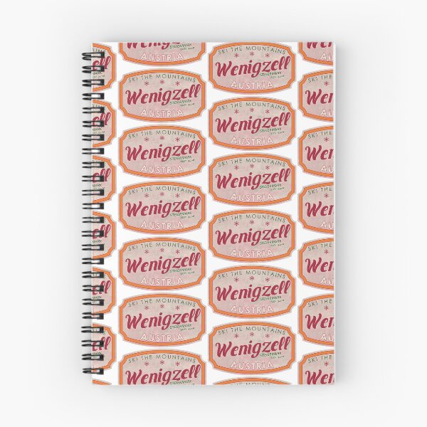 Item preview, Wenigzell, Austria, Steiermark, Ski, textured skiing badge designed and sold by Wanderful-roads.