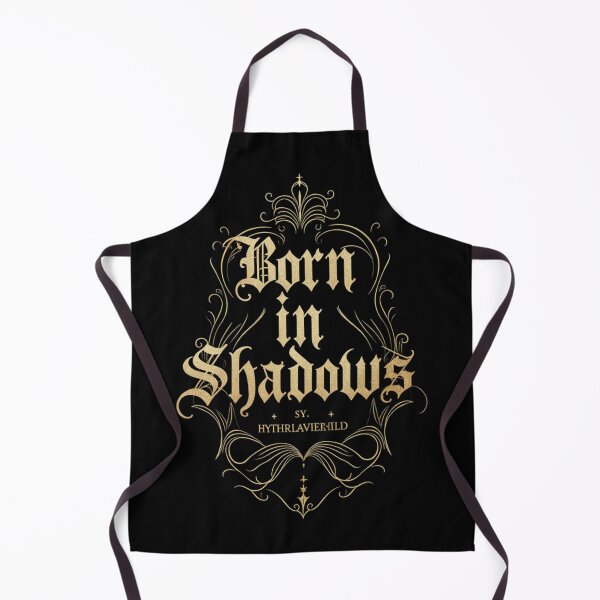 Item preview, Born in Shadows - Golden Baroque Typography Emblem designed and sold by Cindralith.
