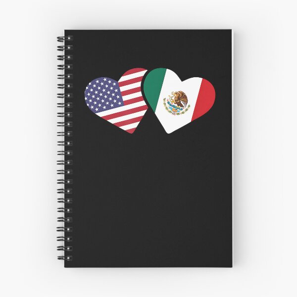 Item preview, Mexico USA Flag Heart Mexican American Love designed and sold by Cheesymatiion.