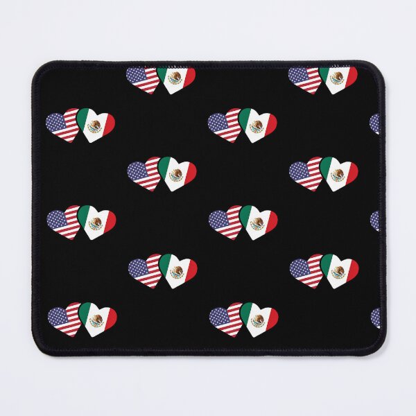 Item preview, Mexico USA Flag Heart Mexican American Love designed and sold by Cheesymatiion.