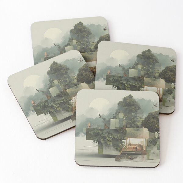 Item preview, 3D Surreal Imagery Blending Nature Mythology Human Emotion designed and sold by ART ATTACK ZONE.