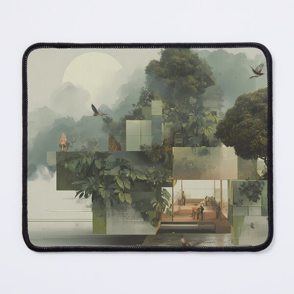 Item preview, 3D Surreal Imagery Blending Nature Mythology Human Emotion designed and sold by ART ATTACK ZONE.