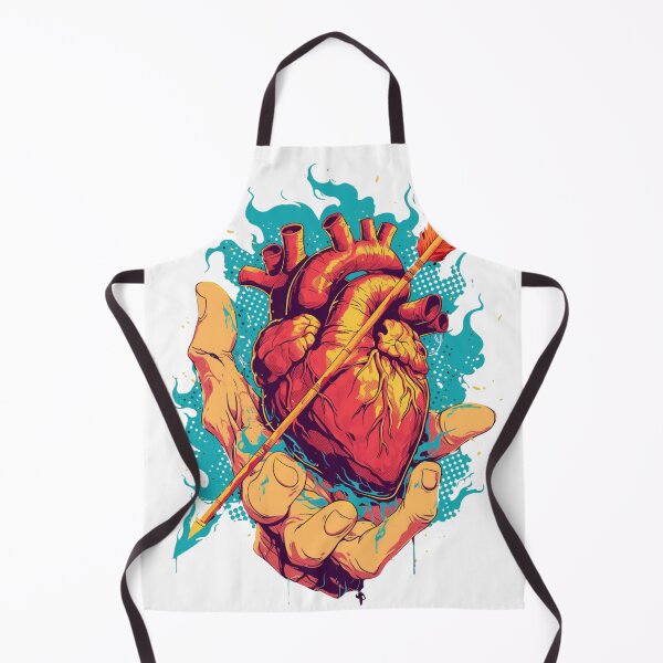 Item preview, Pierced Heart – Anatomical Love Arrow Dark Pop Art designed and sold by YSiGn_.