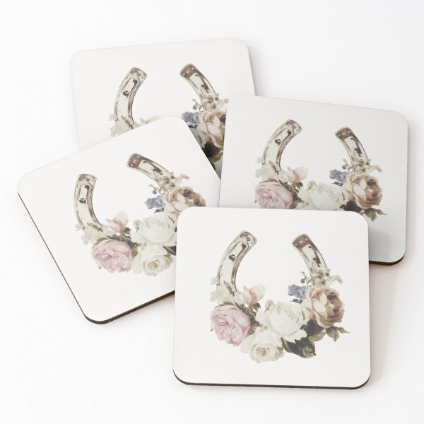 Item preview, Horse shoe with flowers luck charm designed and sold by MendaciousMina.