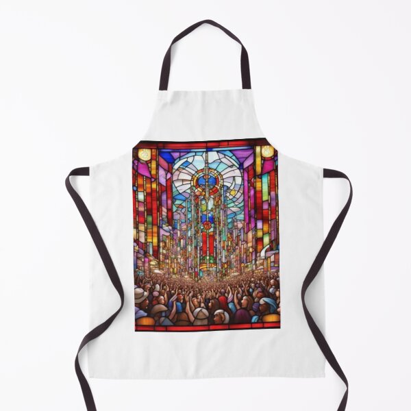 Item preview, Stained Glass Ascension Crowd designed and sold by Starsleuth.