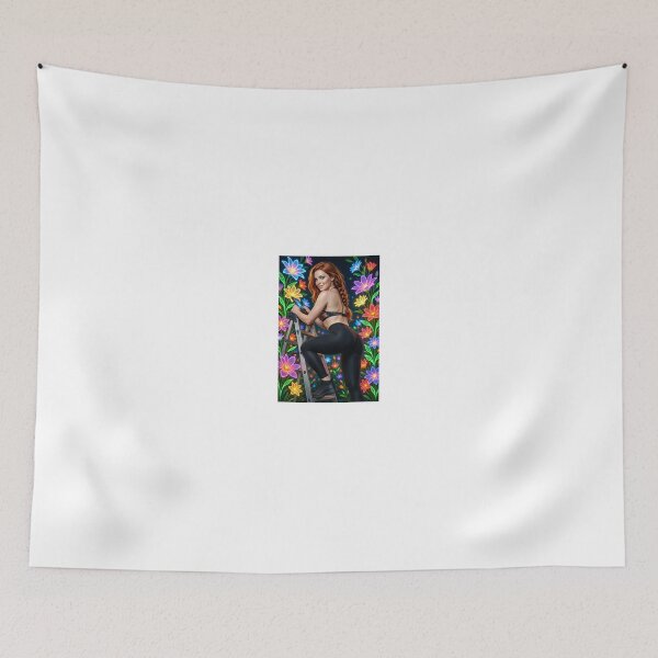Item preview, Rowan Fletcher in floral designs summer garden designed and sold by CathryneDelamort.