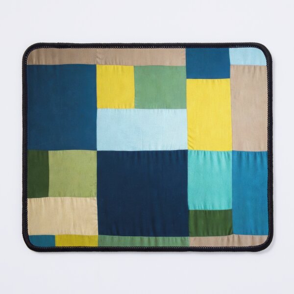 Item preview, Retro Color Block Patchwork Pattern designed and sold by SurfaceCraft Studio.