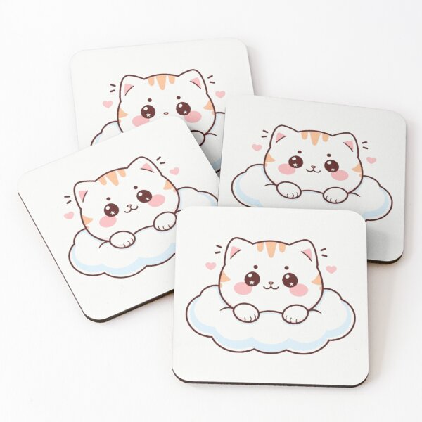 Item preview, Cloud Cat Kawaii Pastel designed and sold by PastelPaws Atelier.