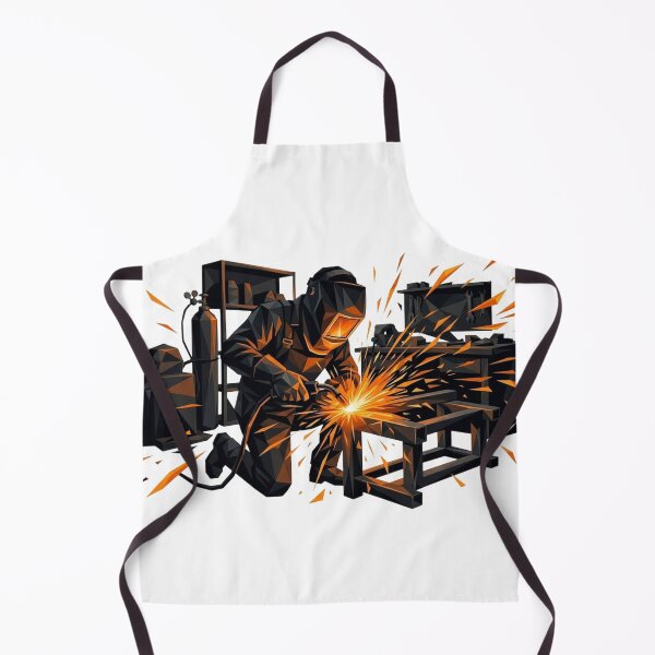 Item preview, Geometric Welder Grinder Worker Graphic designed and sold by LightPrintsCo.