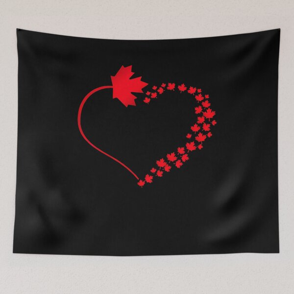 Item preview, Maple Leaf Heart Canada Pride Vacation Travel Canadian Gift designed and sold by Cheesymatiion.