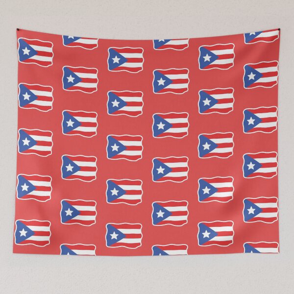 Item preview, Puerto Rico Flag – Wavy Boricua Pride Design designed and sold by TheStephanieRome.