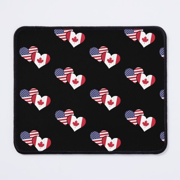 Item preview, Patriotic American Canadian Flag Heart US Flag Canada Women Kids Men designed and sold by Cheesymatiion.